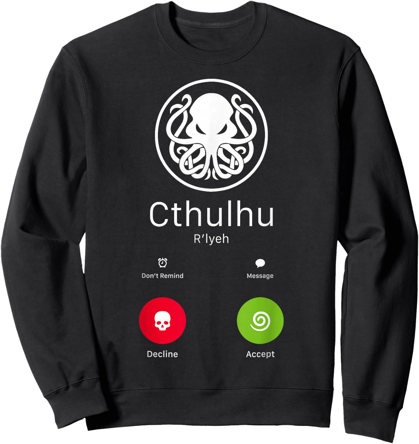 The Call of Cthulhu Sweatshirt - Sweatshirt | Black