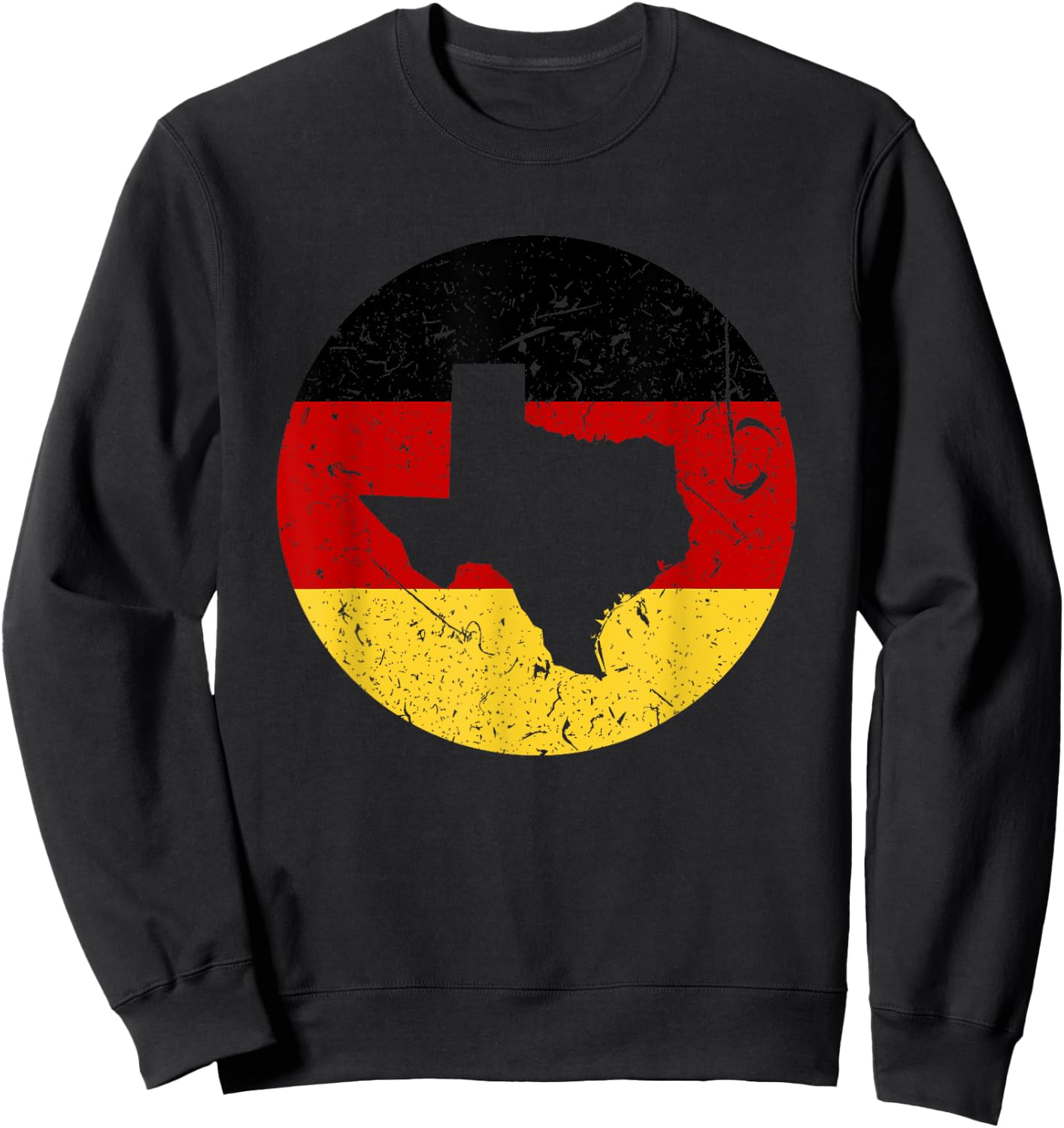 Proud Texan-German Heritage From Texas Germany Home Pride Sweatshirt - Sweatshirt | Black