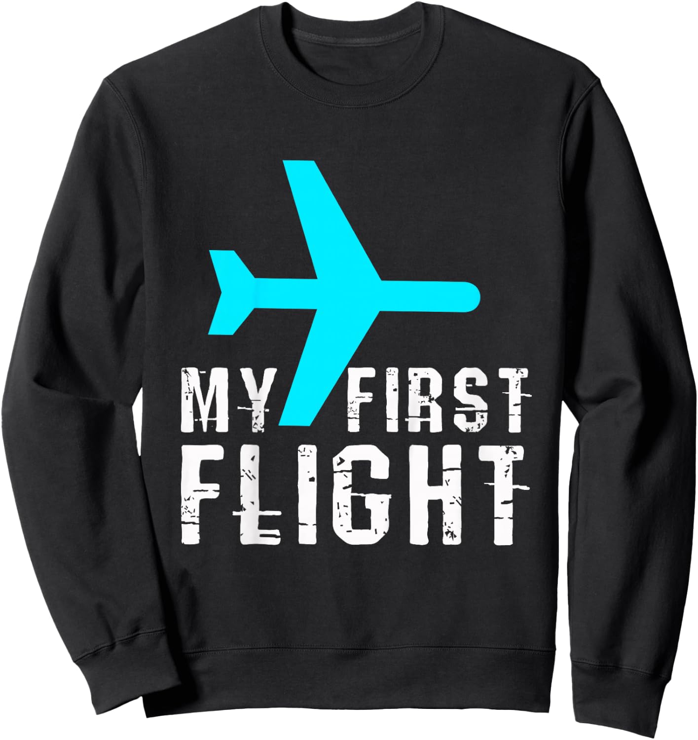 My First Flight Sweatshirt - Sweatshirt | Black