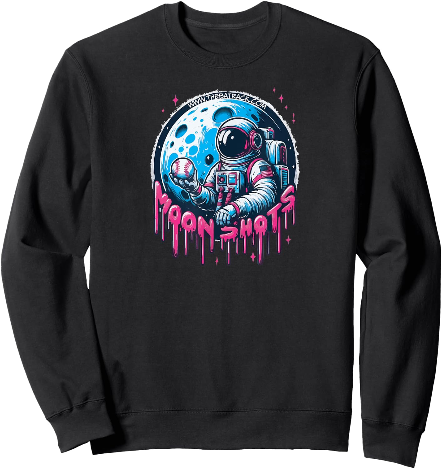 Baseball Moon Shots Sweatshirt - Sweatshirt | Black