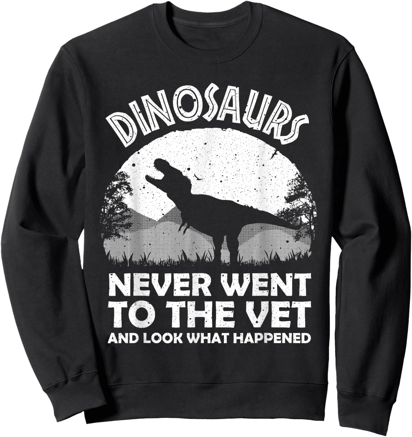 Funny Veterinary Women Zoo Technician Vet Assistant Sweatshirt - Sweatshirt | Black