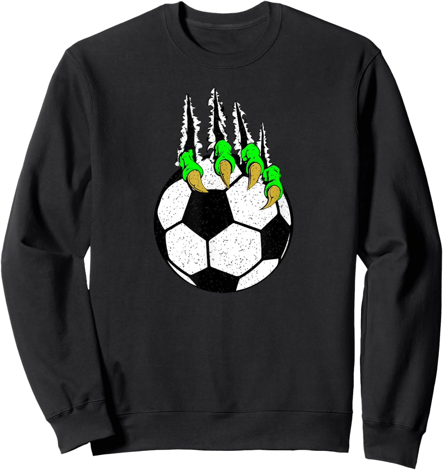 Soccer Dragon Claw Vintage Sweatshirt - Sweatshirt | Black