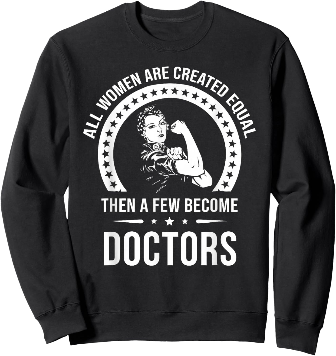 Doctor Shirts | Doctor Sweatshirt - Sweatshirt | Black