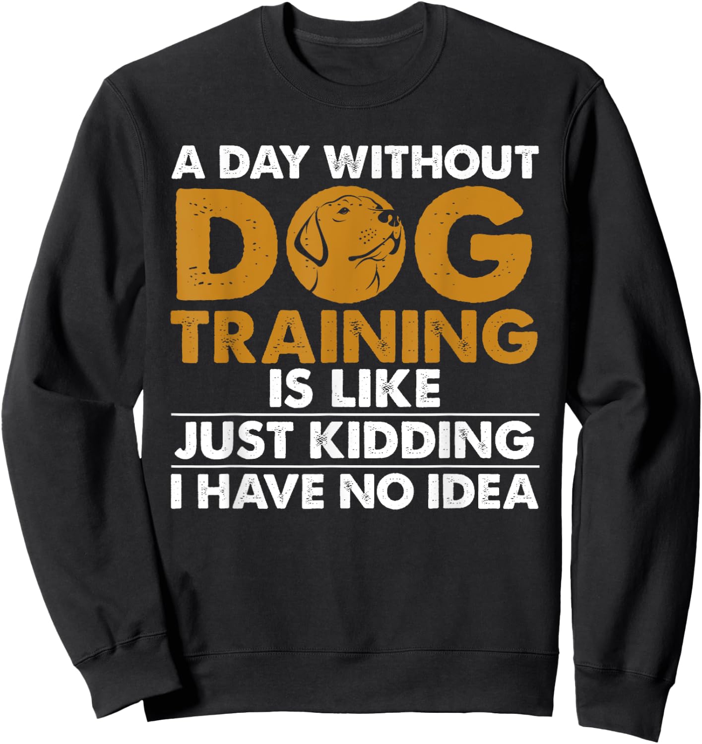 Funny Dog Trainer Design Women Dog Walking Agility Sweatshirt - Sweatshirt | Black