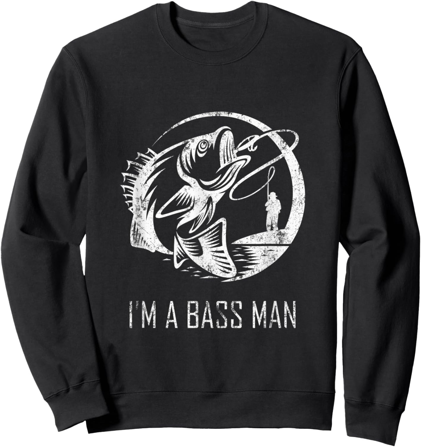 I'm a Bass Man Sweatshirt - Sweatshirt | Black