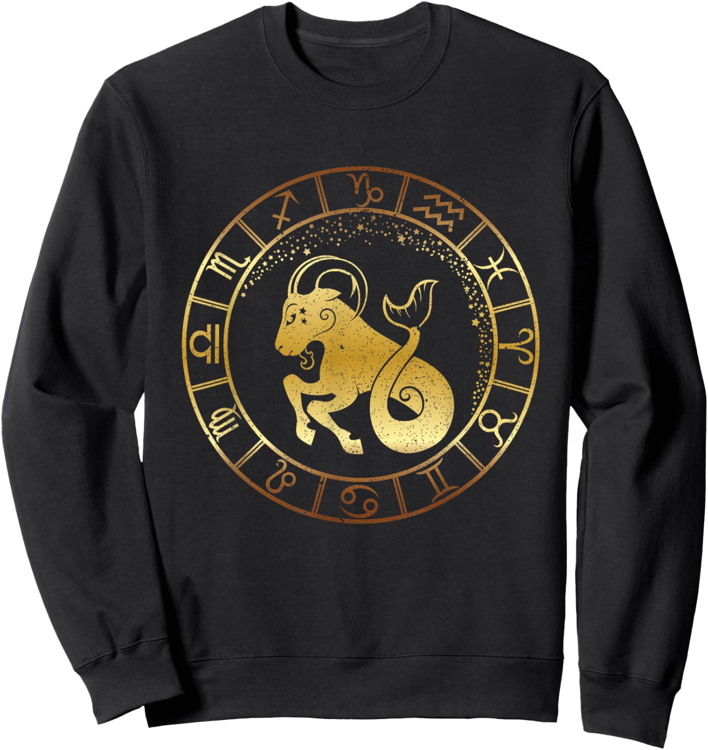 Star Sticks Capricorn Sweatshirt - Sweatshirt | Black