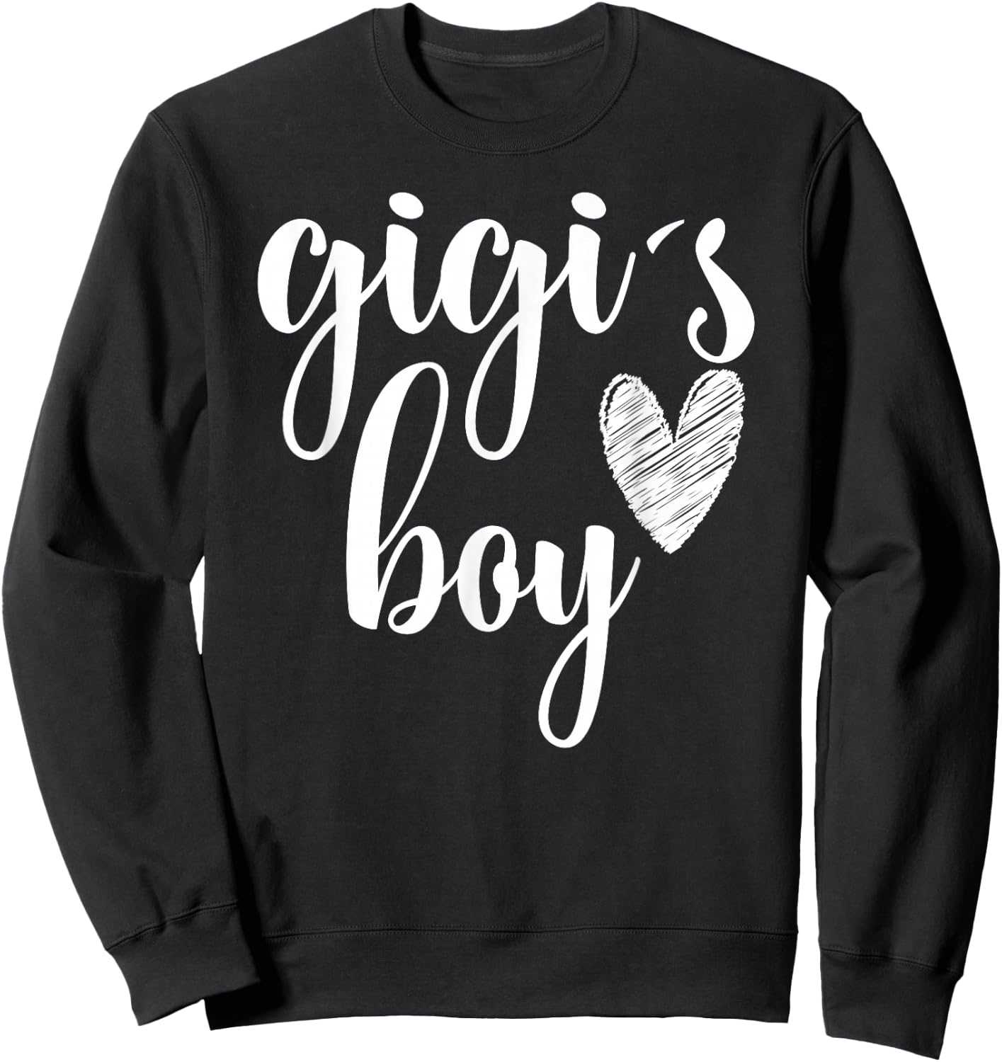 Funny Matching Gigi Boy for Grandma Whit Boy - Mother's Day Sweatshirt - Sweatshirt | Black