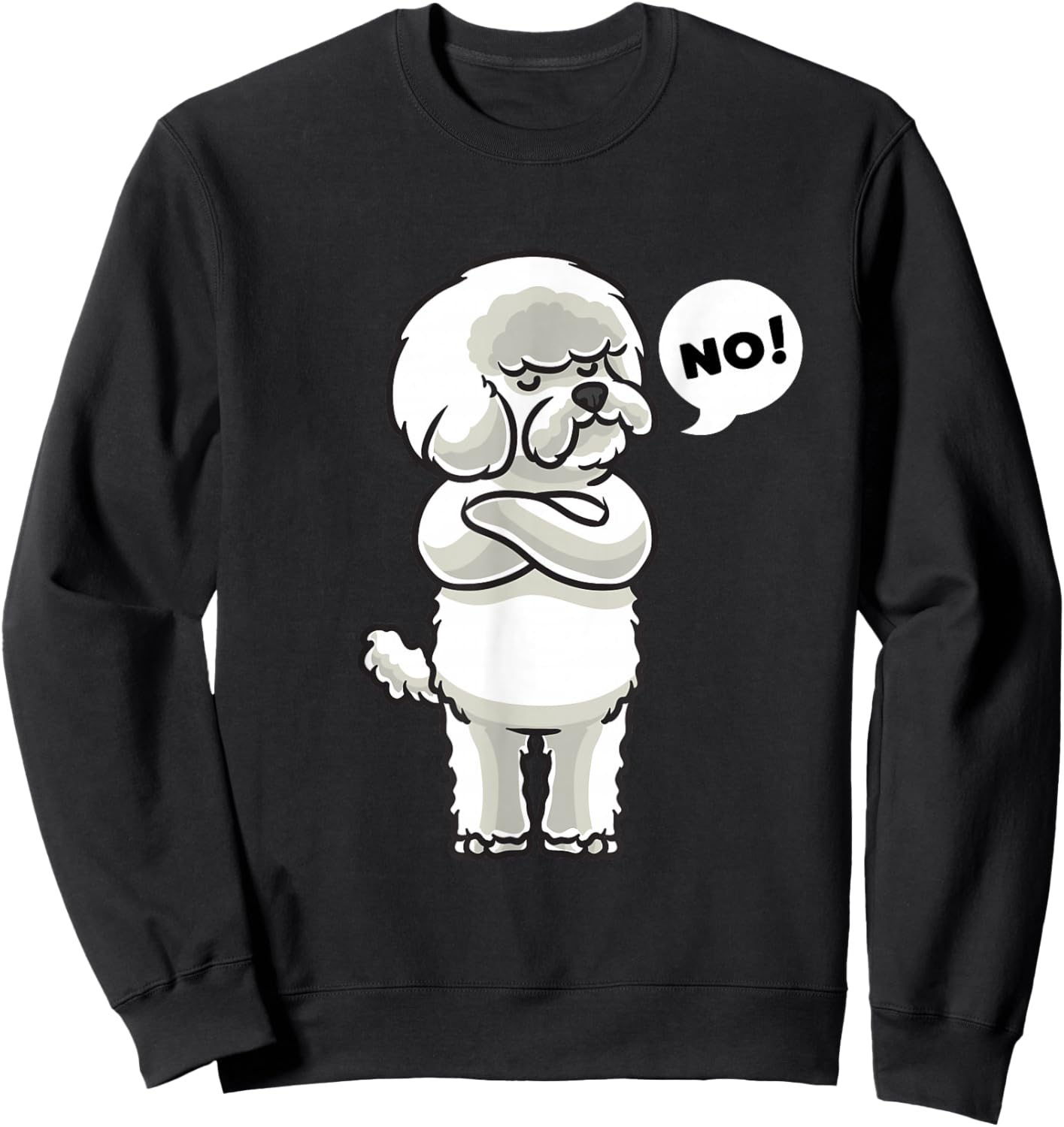 Sturer Bichon Frise Sweatshirt - Sweatshirt | Black