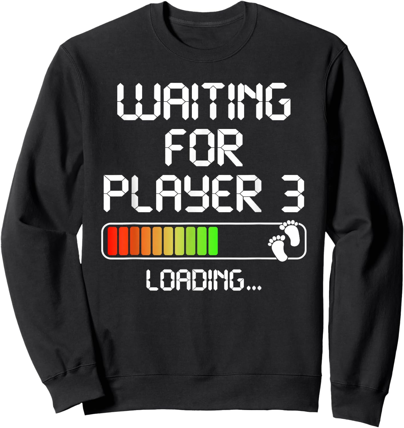 Expectant Dad To Be Gamer Pregnancy Announcement Player 3 Sweatshirt - Sweatshirt | Black