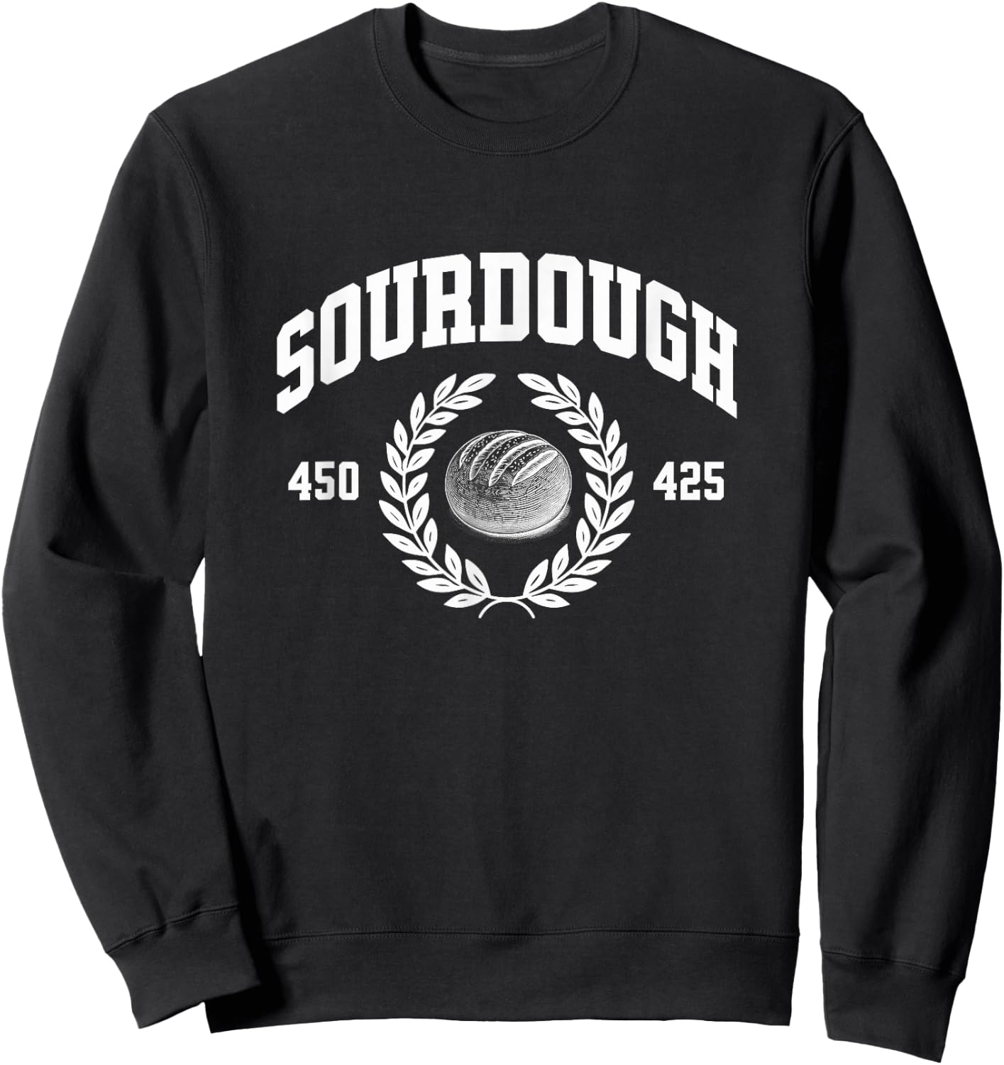 Sourdough Baker Baking Design University College Sweatshirt - Sweatshirt | Black