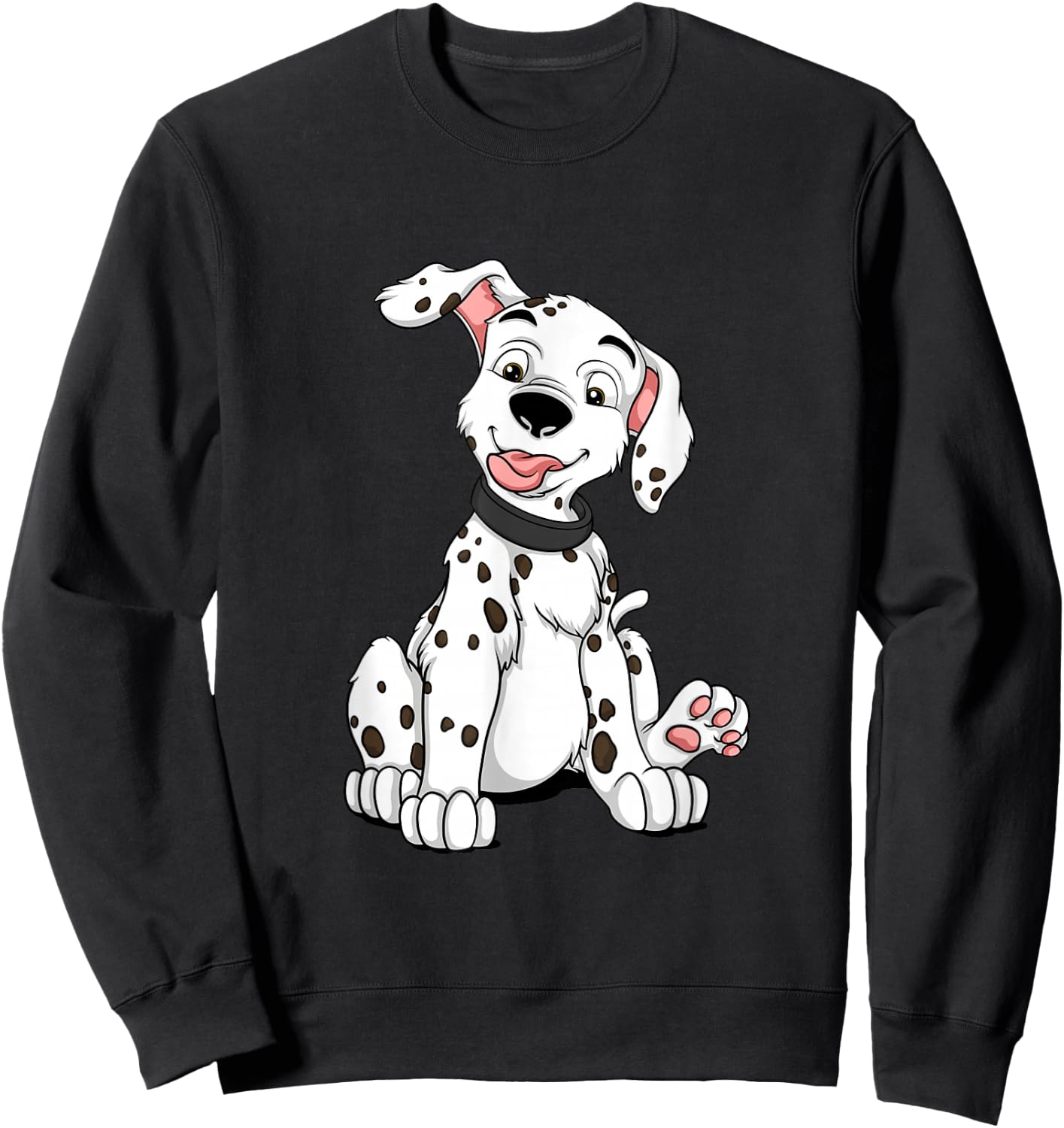 Dalmatian Puppy Dog Is Growing Up So Fast Sweatshirt - Sweatshirt | Black
