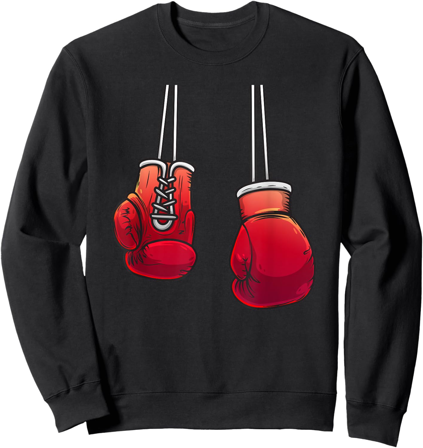 Cool Boxing Gloves For Boxer Fighting Lover Men Women Boys Sweatshirt - Sweatshirt | Black