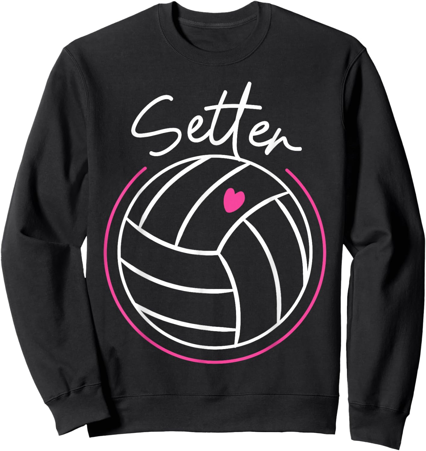 Volleyball Player Team Setter Sweatshirt - Sweatshirt | Black