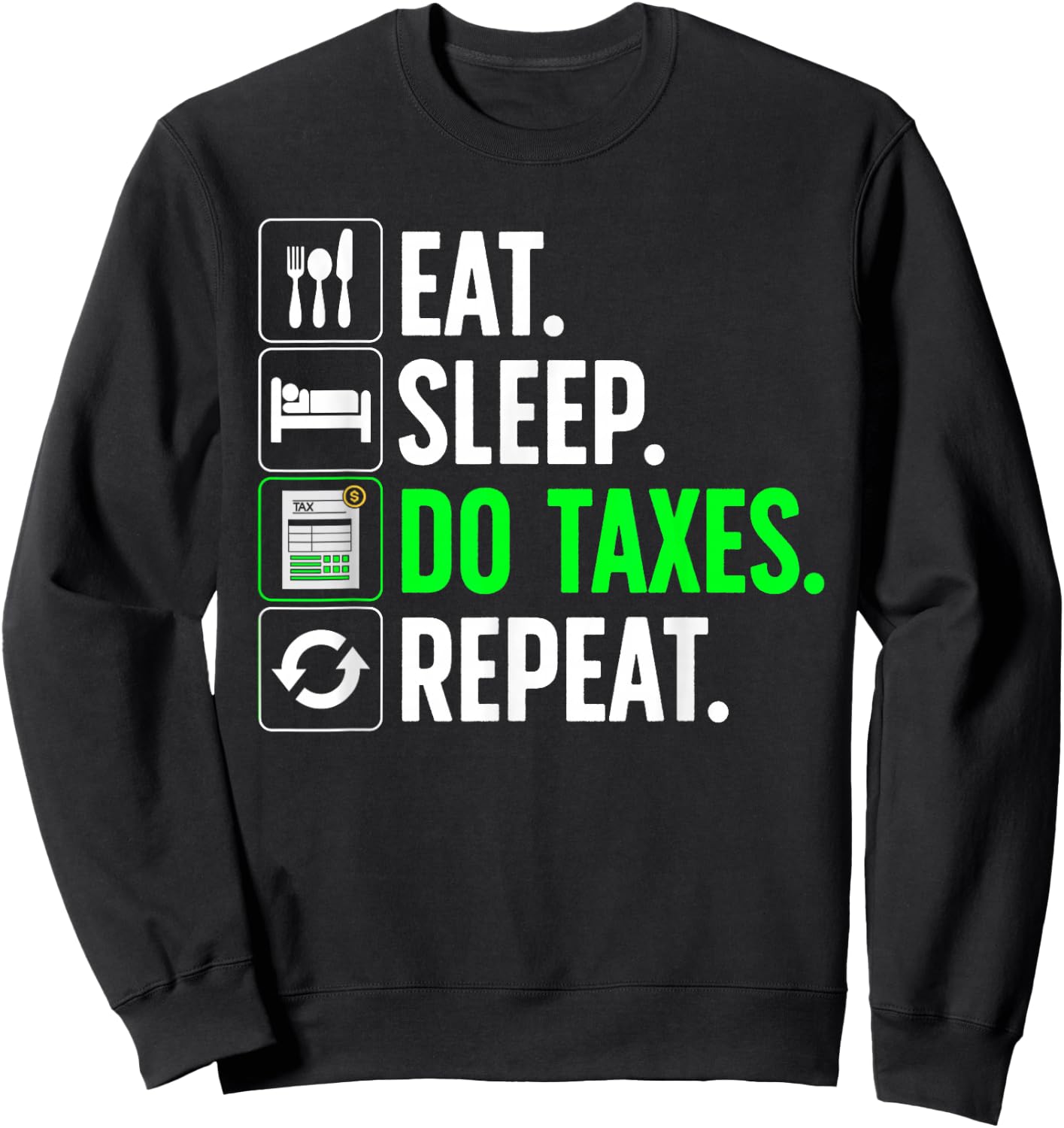 Cute Accountant Design Women Accountant Accounting Sweatshirt - Sweatshirt | Black