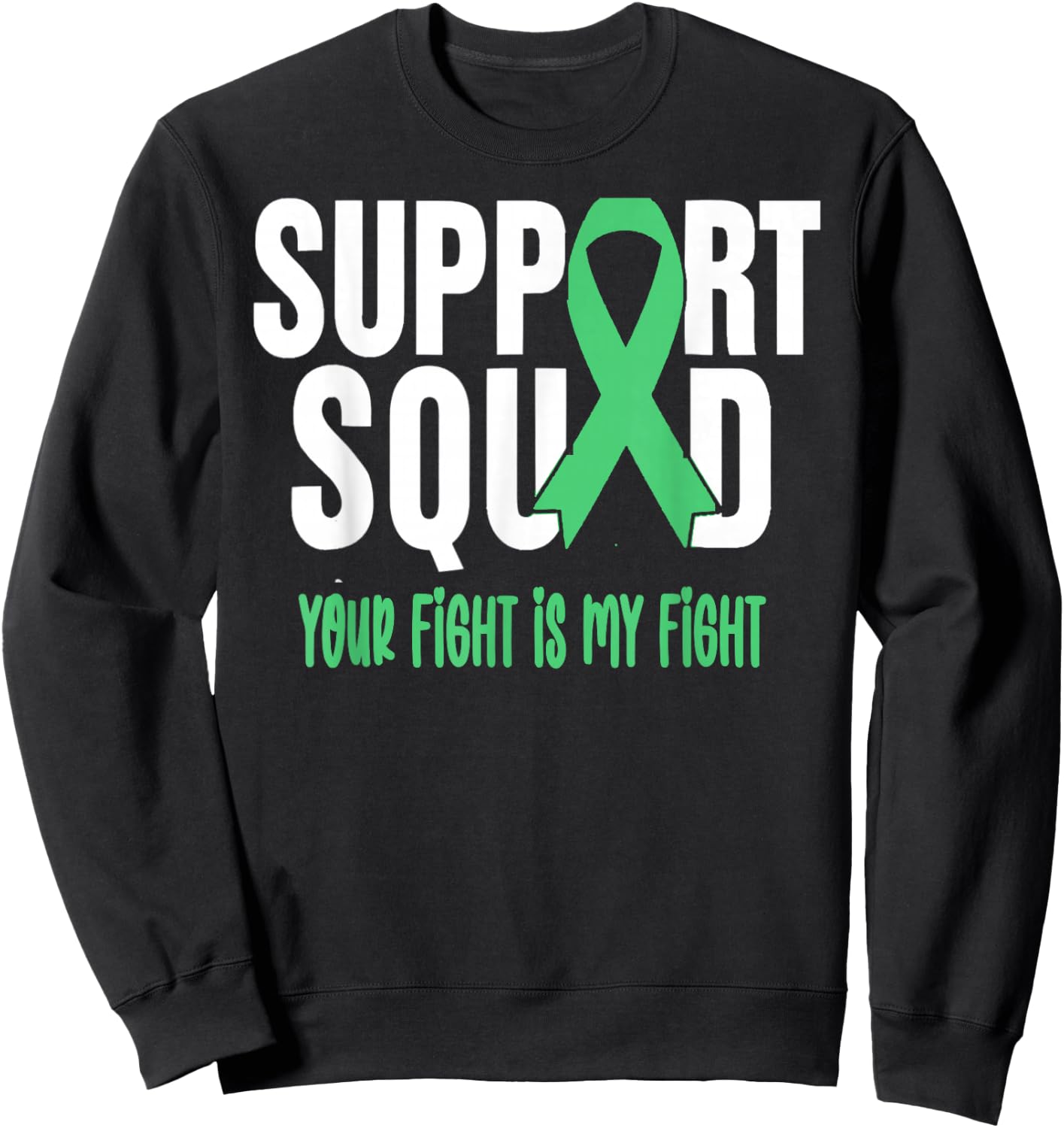 Liver Cancer Support Squad Liver Cancer Awareness Sweatshirt - Sweatshirt | Black