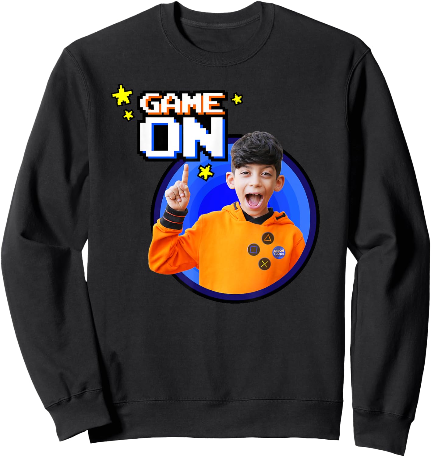 Jason Vlogs Game On Sweatshirt - Sweatshirt | Black