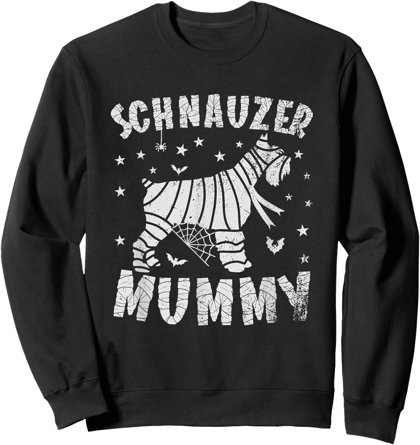 Miniature Schnauzer Mummy - Halloween Sweatshirt - Sweatshirt | Black