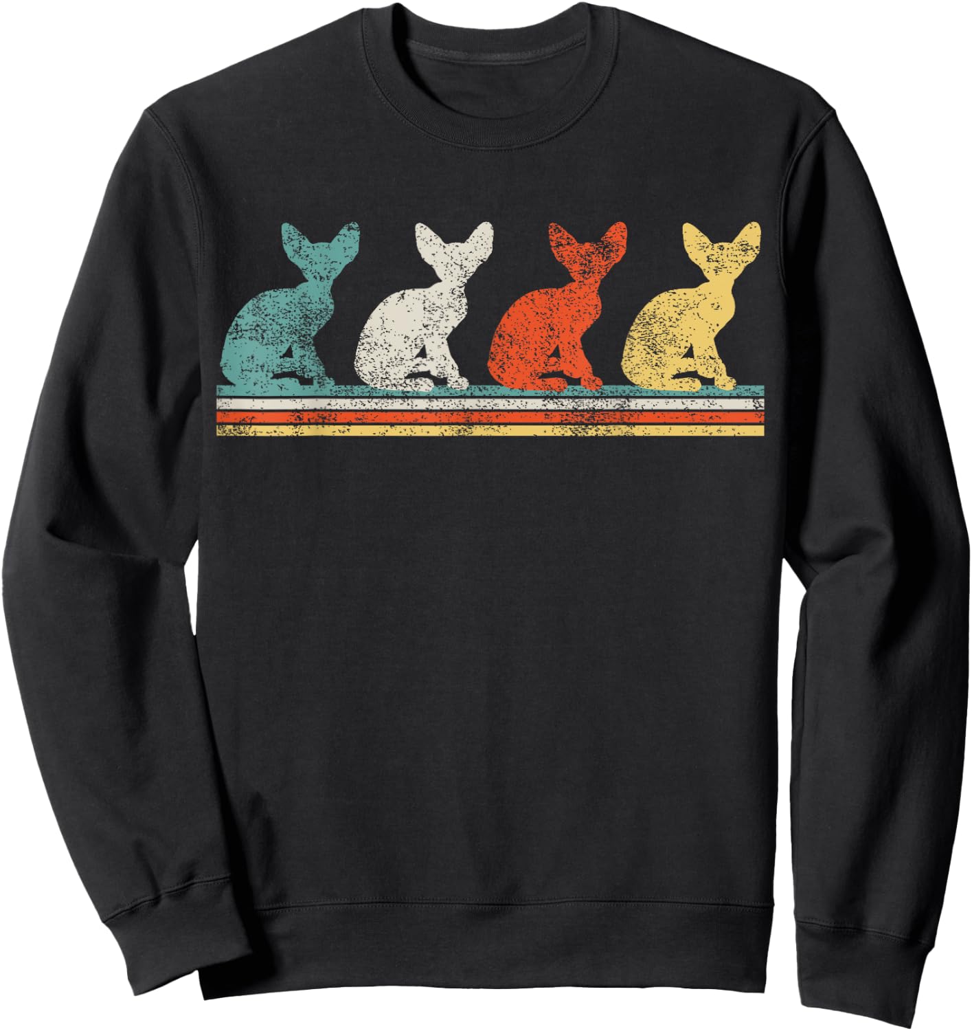 Sphynx Cat Men Women Kids Sweatshirt - Sweatshirt | Black