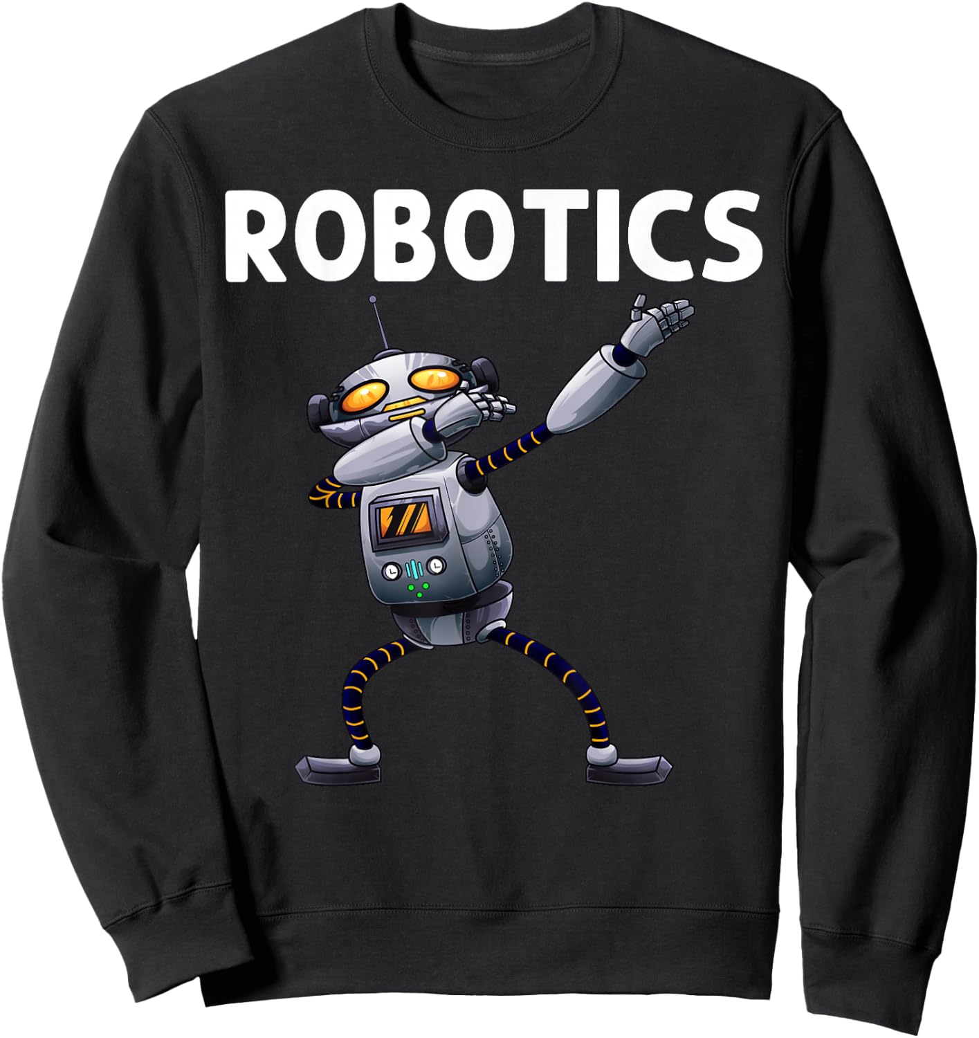 Funny Robot Women Robotics Technology Machine Robots Sweatshirt - Sweatshirt | Black