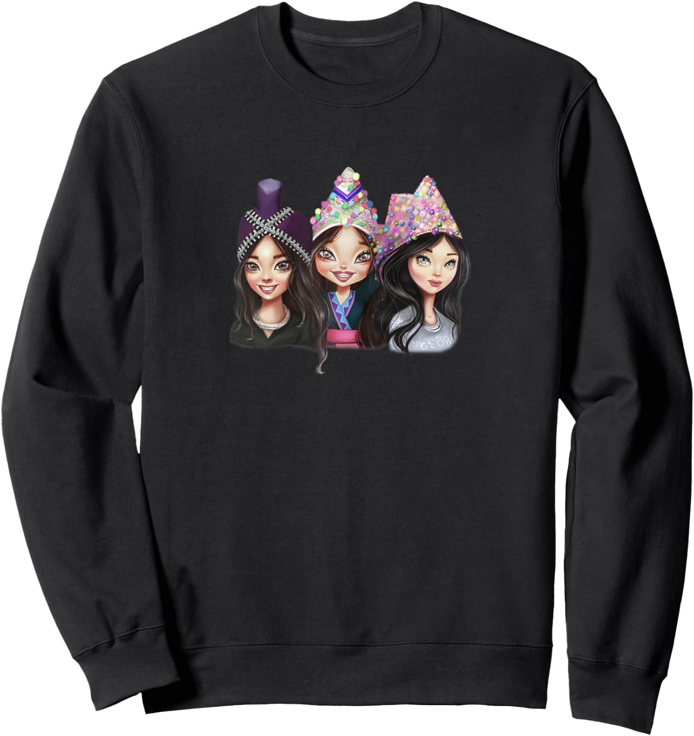 Hmong Princess Sweatshirt - Sweatshirt | Black