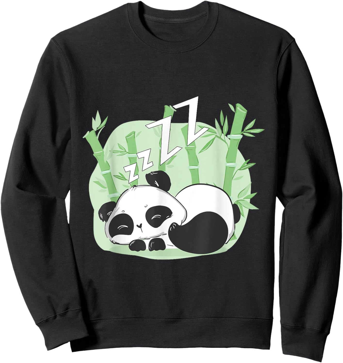 Panda Sleeping Sweatshirt - Sweatshirt | Black
