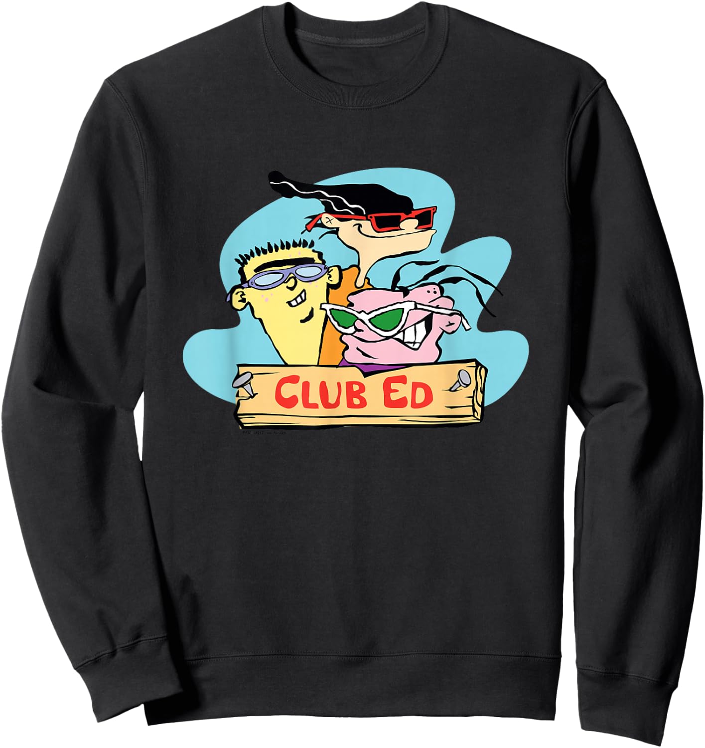 Ed Edd n Eddy Club Ed Sweatshirt - Sweatshirt | Black