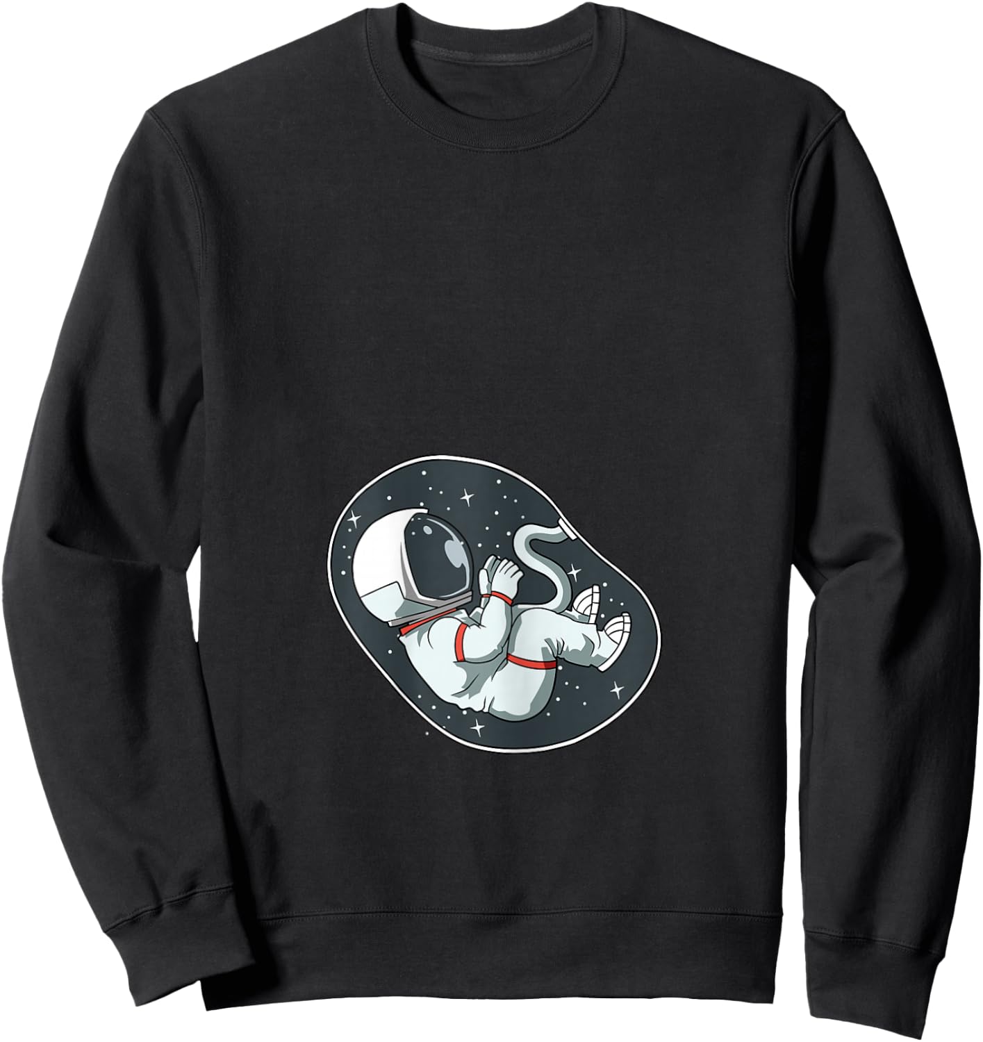 Astronaut Baby for a Pregnant and expectant mother Sweatshirt - Sweatshirt | Black