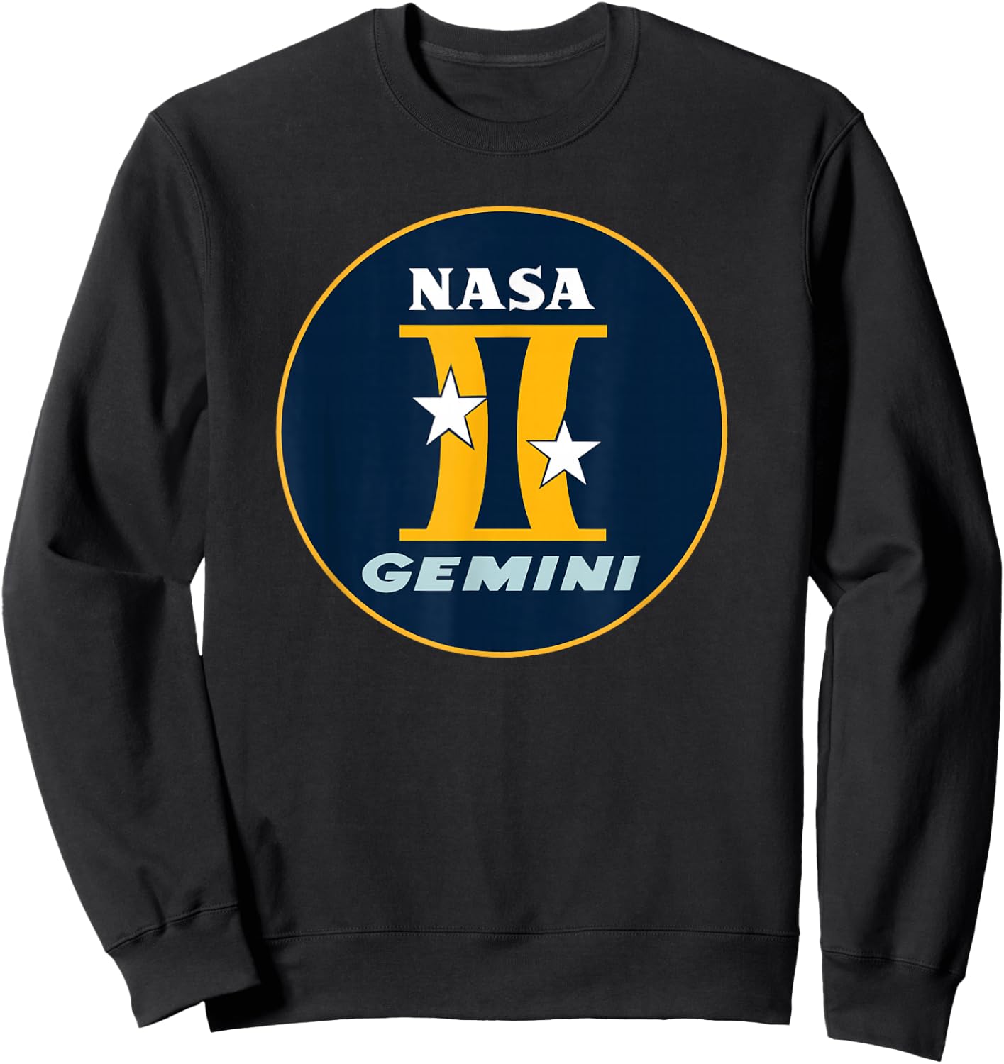 Gemini Program NASA T Shirt Sweatshirt - Sweatshirt | Black