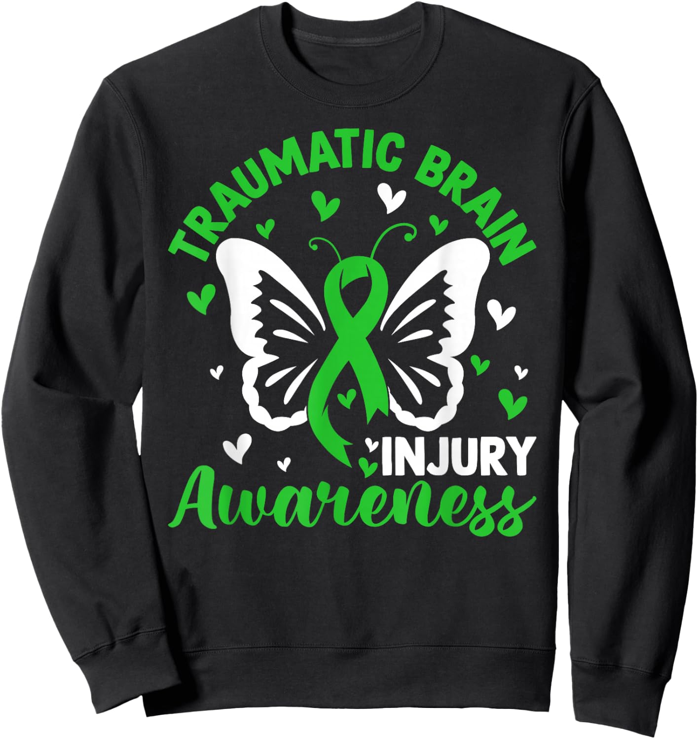 Survivor Traumatic Brain Injury Awareness TBI Survivor Sweatshirt - Sweatshirt | Black