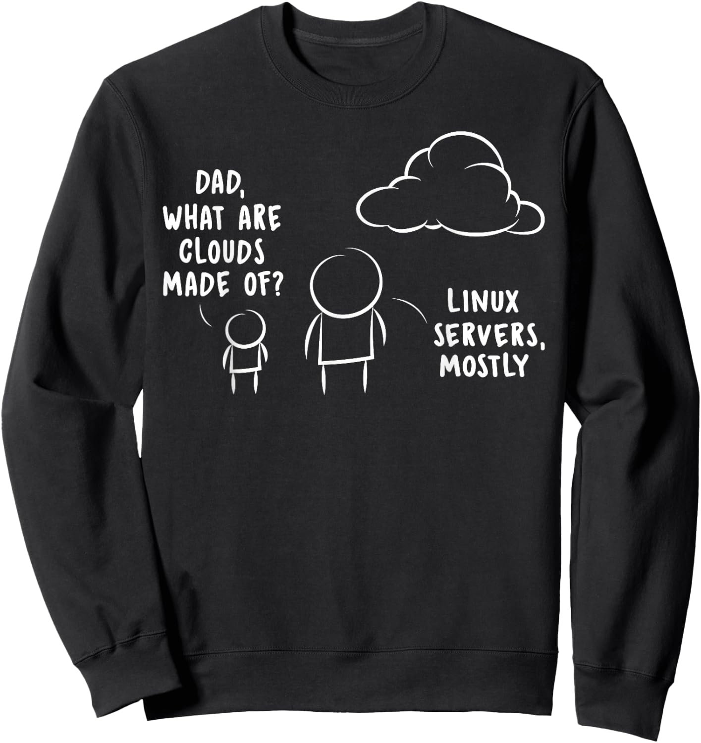Software Developer Computer Engineer Nerd - Funny Programmer Short Sleeve Sweatshirt - Sweatshirt | Black