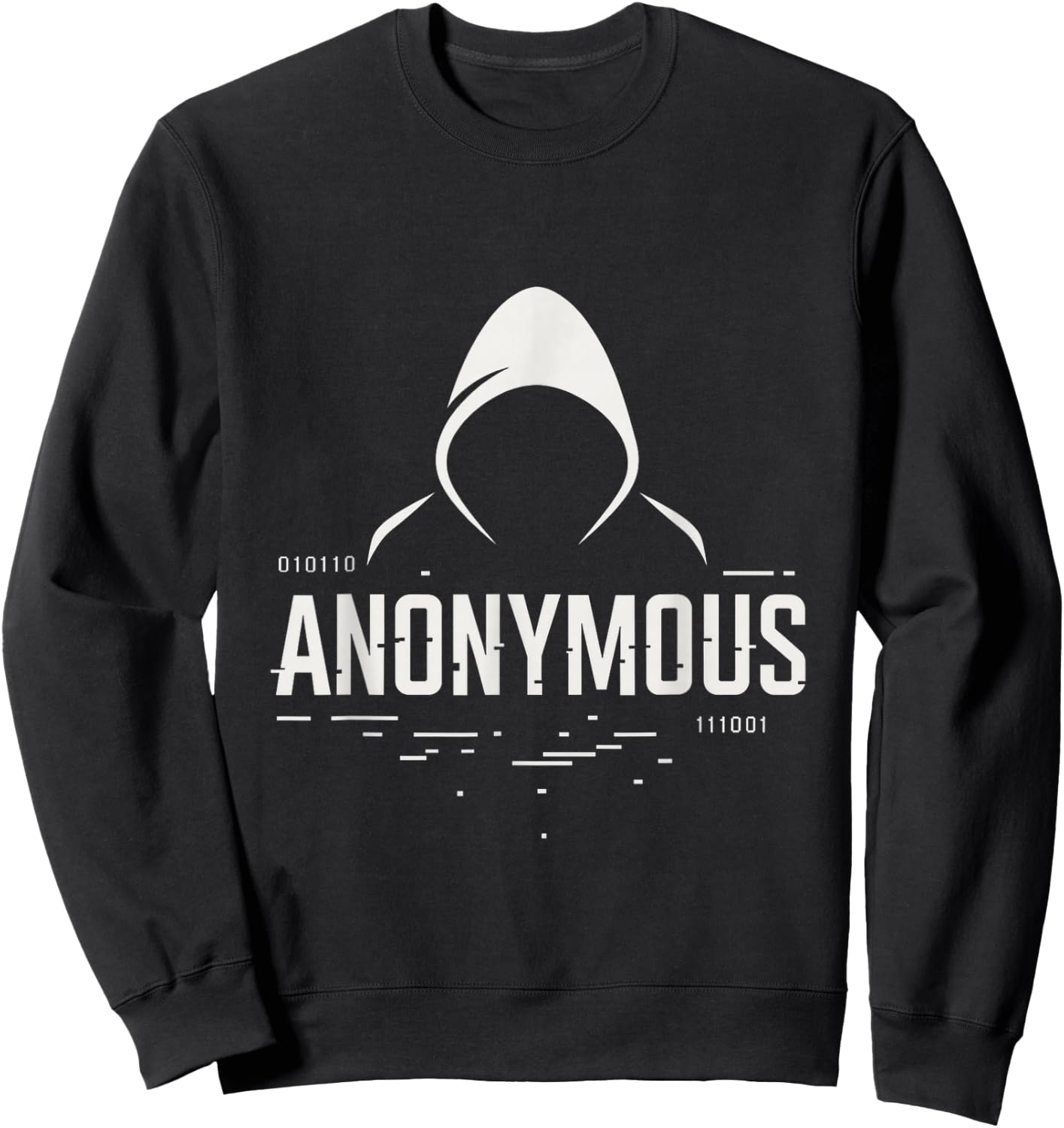 Anonymous Hacker | Cybersecurity Tech Sweatshirt - Sweatshirt | Black