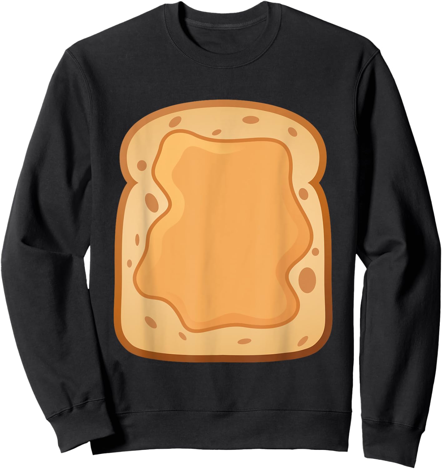PB&J Peanut Butter on Bread Funny Matching Halloween Costume Sweatshirt - Sweatshirt | Black