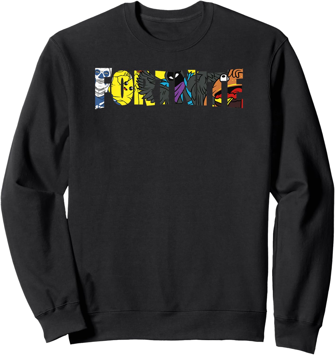 Fortnite Fall Character Fill Sweatshirt - Sweatshirt | Black