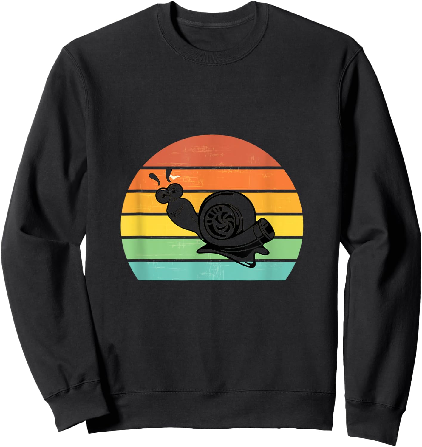 Turbo Snail Boost Racing Team Car Engine Steam Punk Style Sweatshirt - Sweatshirt | Black