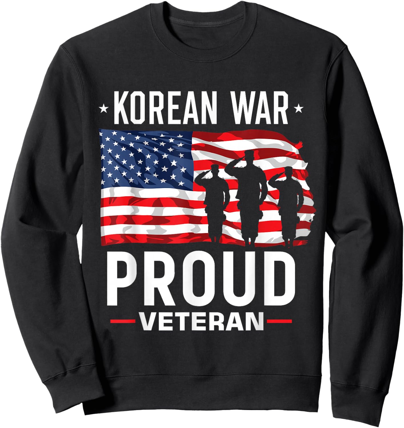 Korean War Veteran Sweatshirt - Sweatshirt | Black