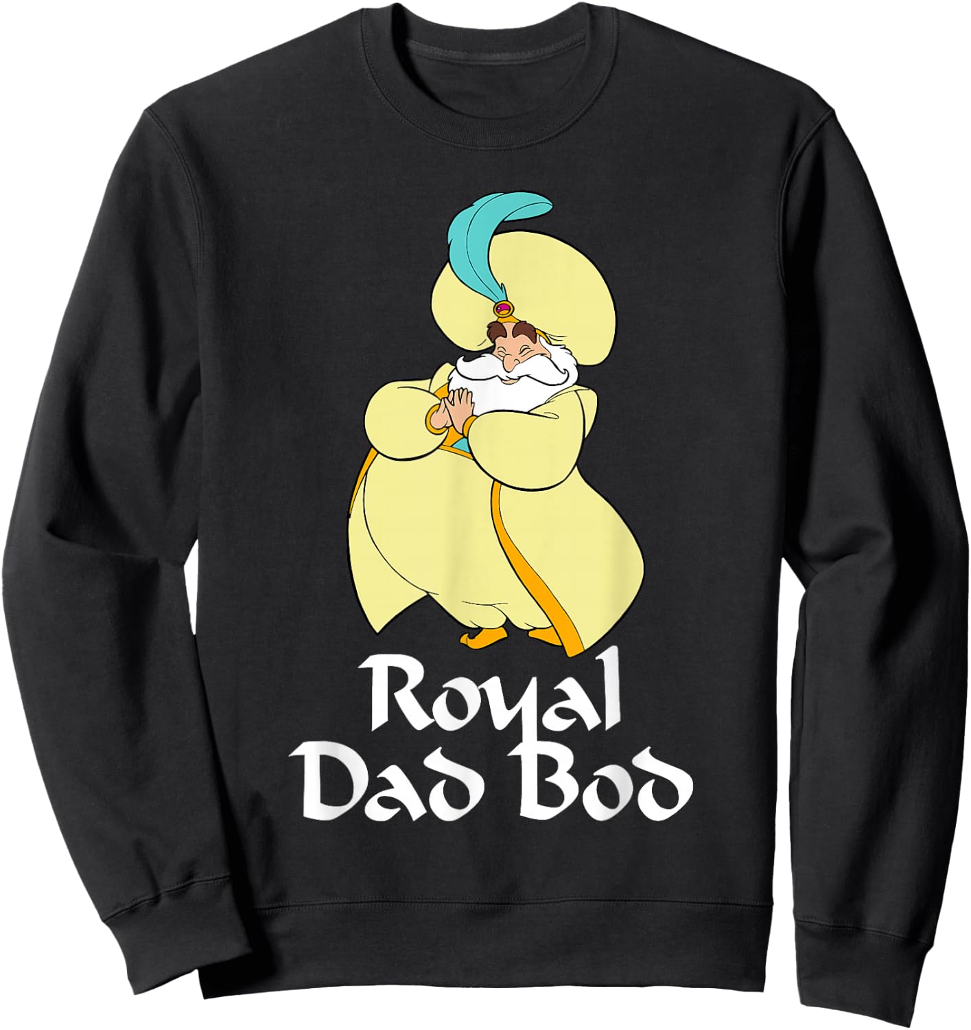 Disney Aladdin Sultan Royal Dad BOD Sweatshirt - Sweatshirt | Black