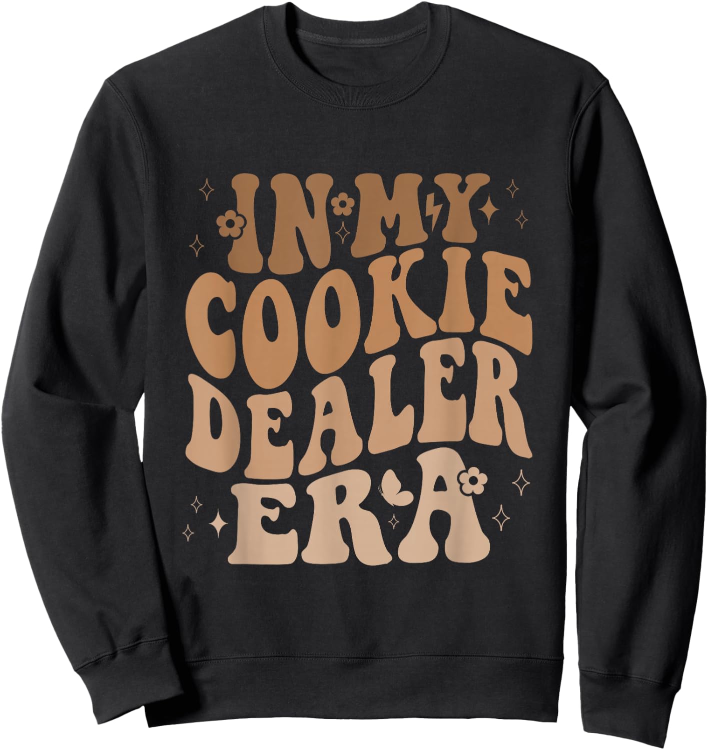 In My Cookie Dealer Era - Cookie Dealer Matching Birthday Sweatshirt - Sweatshirt | Black