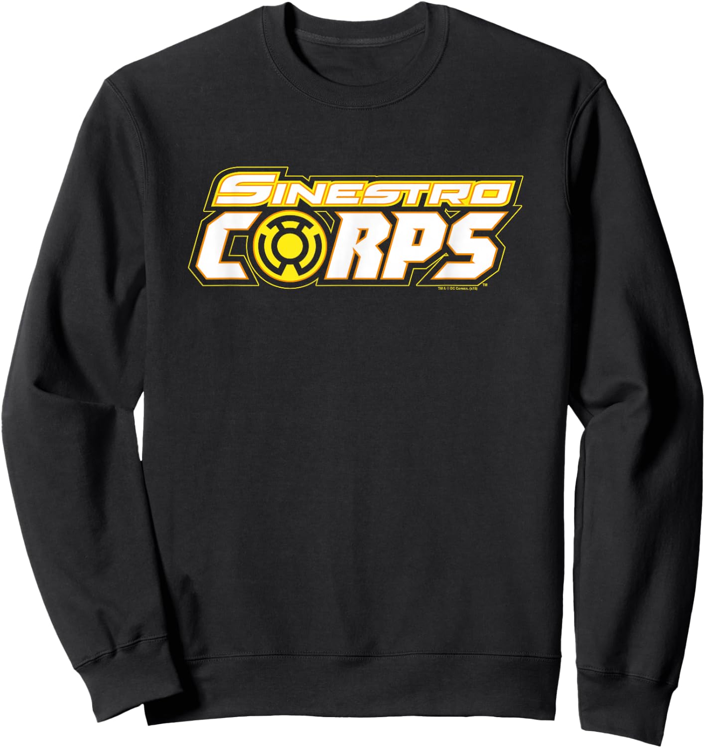 Green Lantern Sinestro Corps Logo T Shirt Sweatshirt - Sweatshirt | Black
