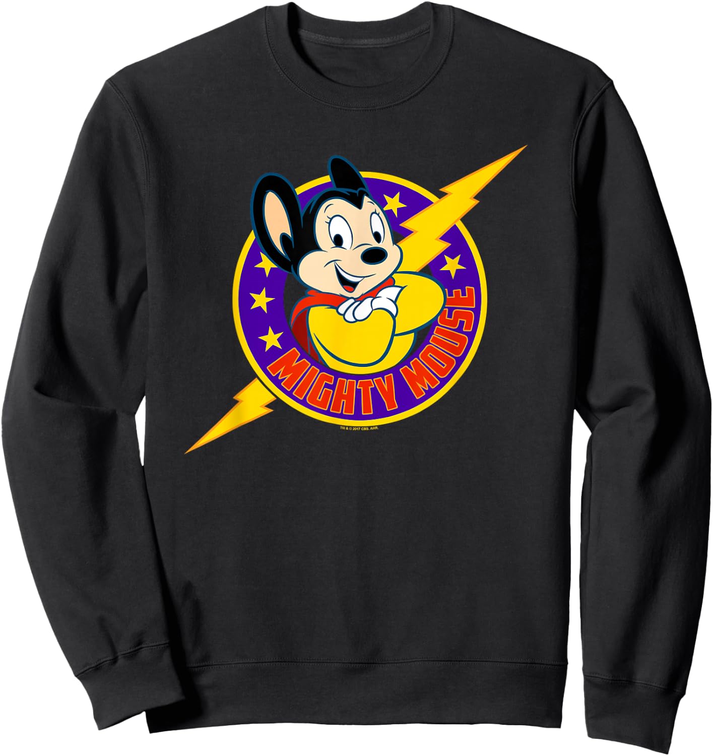 Mighty Mouse Mighty Hero Sweatshirt - Sweatshirt | Black