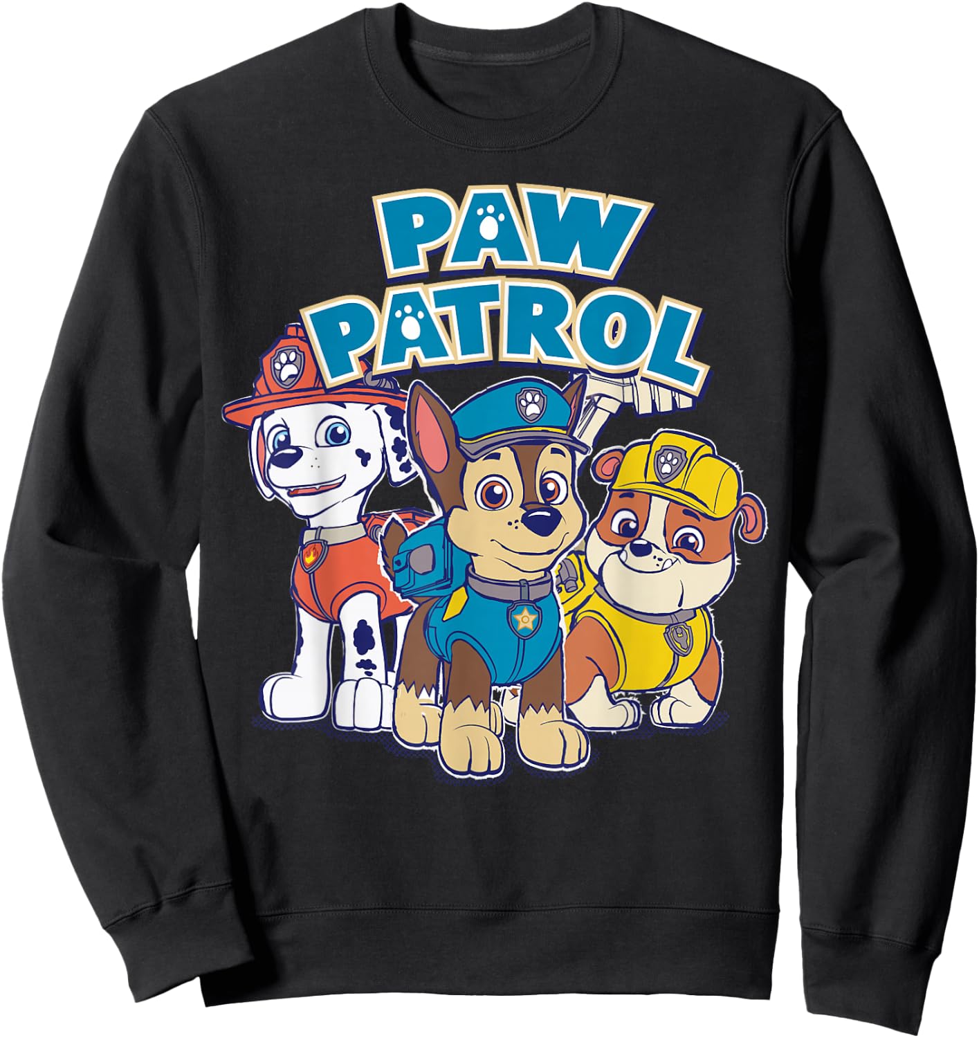 PAW Patrol Drawn Pup Group Sweatshirt - Sweatshirt | Black