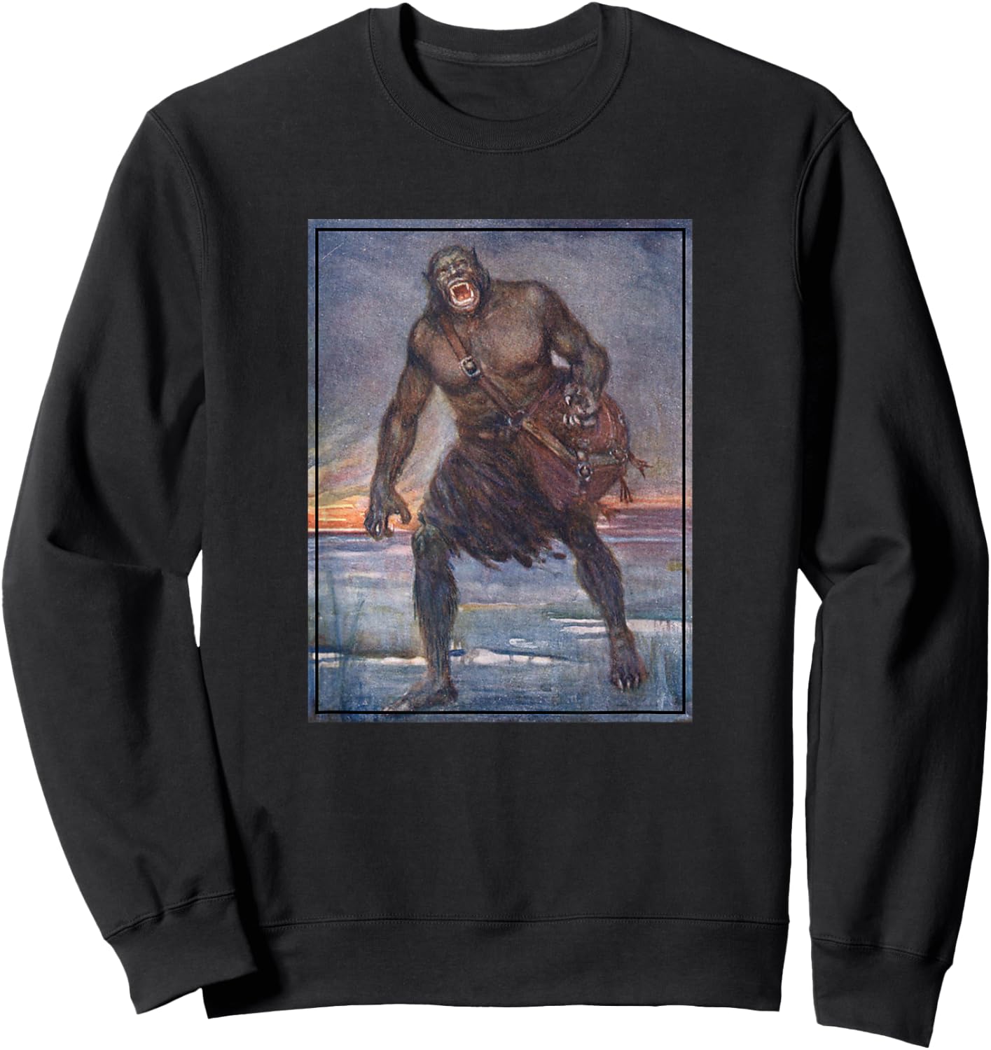 Grendel The Monster (1910) Sweatshirt - Sweatshirt | Black