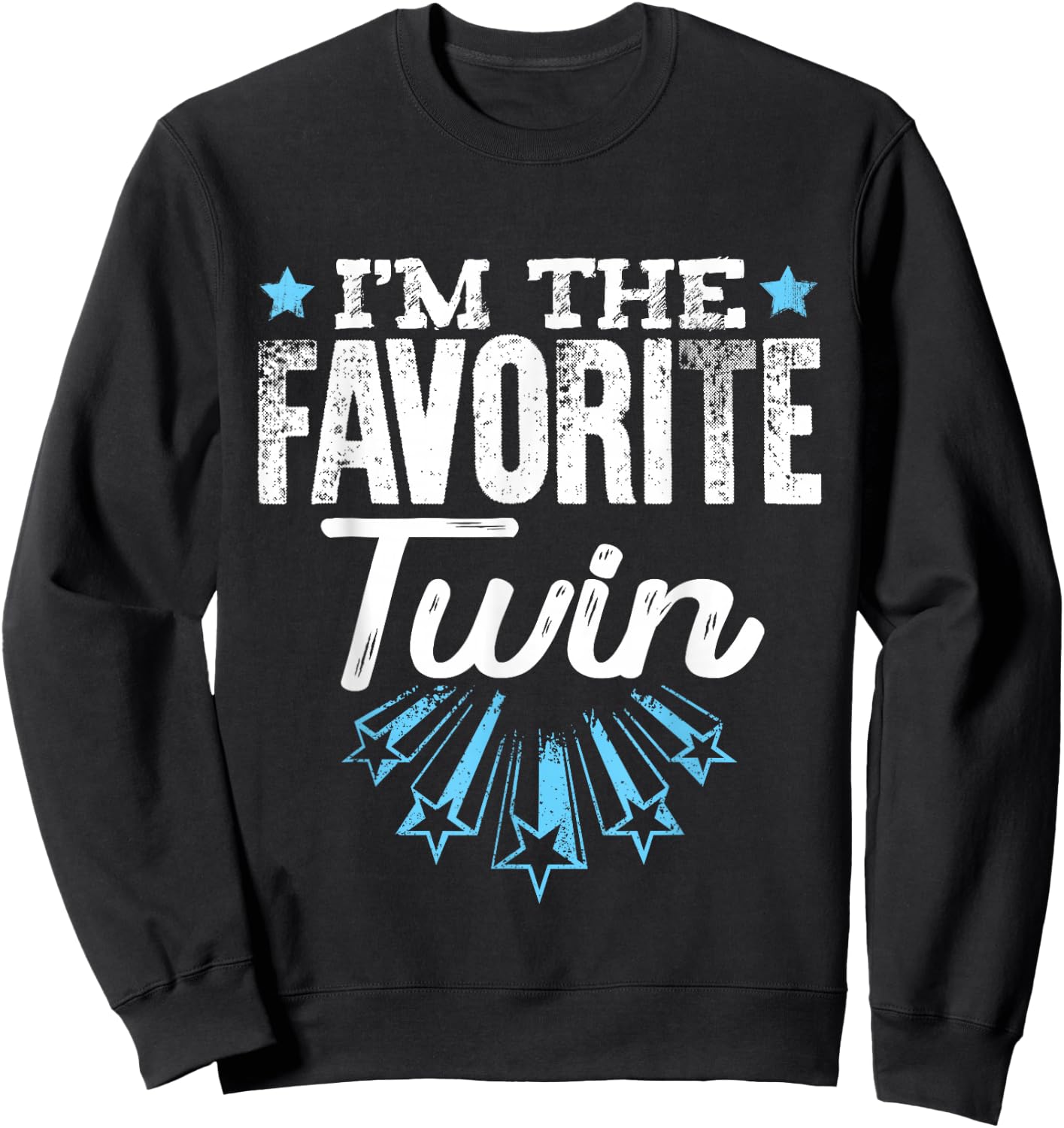 I'm The Favorite Twin Sweatshirt - Sweatshirt | Black