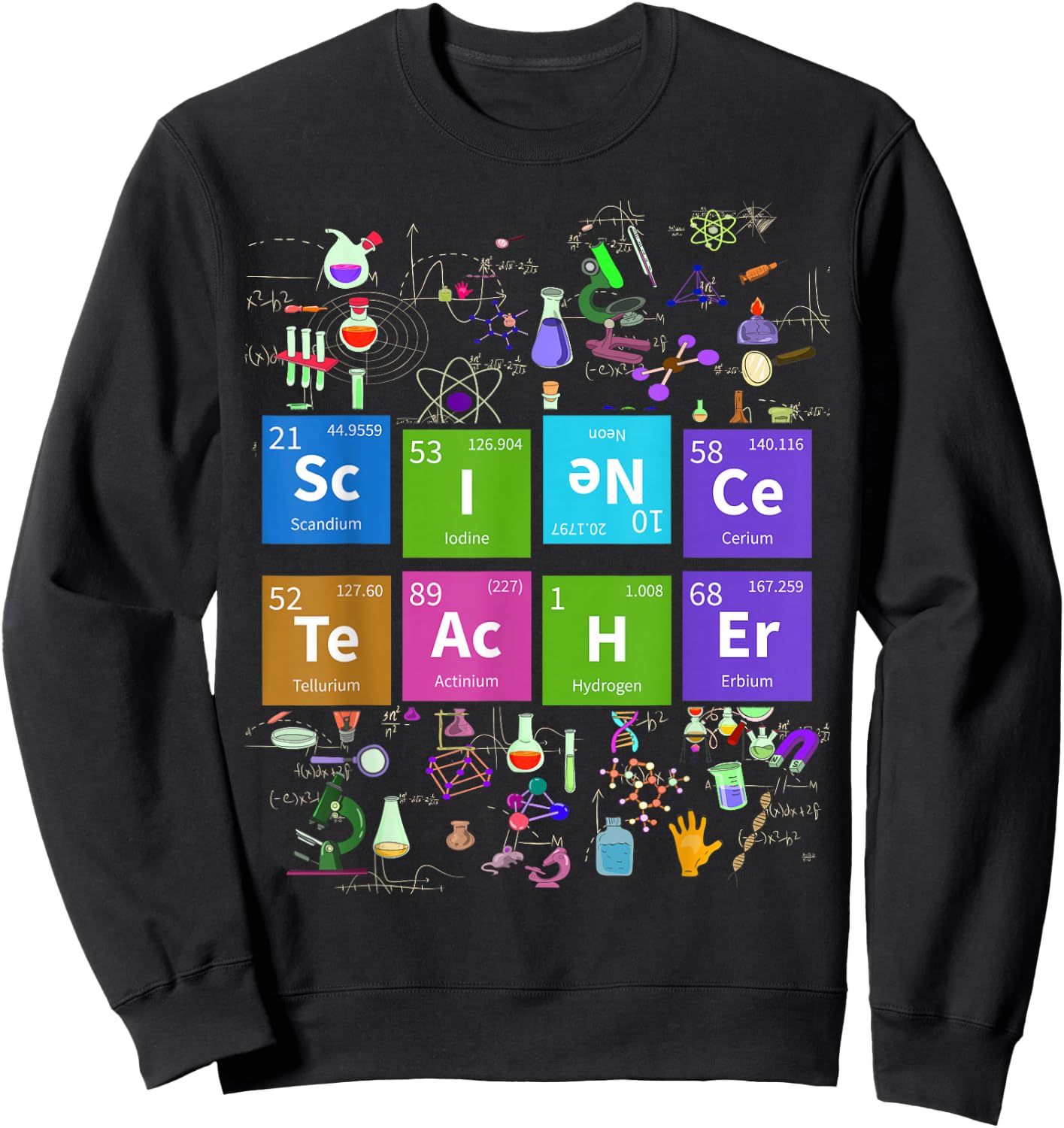 Chemist Nerd Science Teacher Gift Chemistry Sweatshirt - Sweatshirt | Black