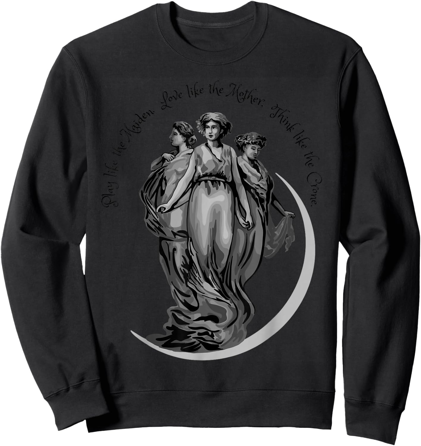 Maiden, Mother, Crone Sweatshirt - Sweatshirt | Black