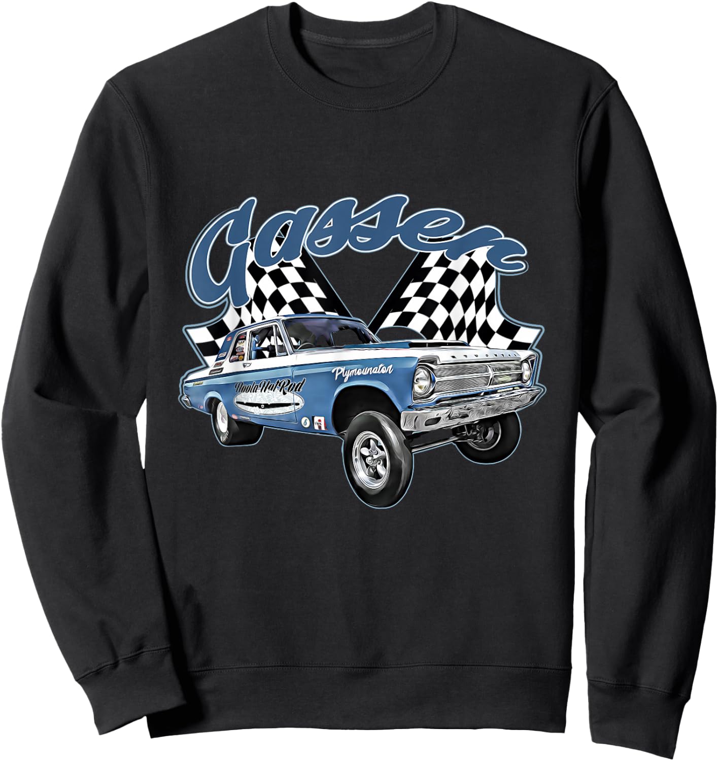 1965 Belvedere Gasser,Dragster,Dragrace,Hot Rod,Muscle Car Sweatshirt - Sweatshirt | Black