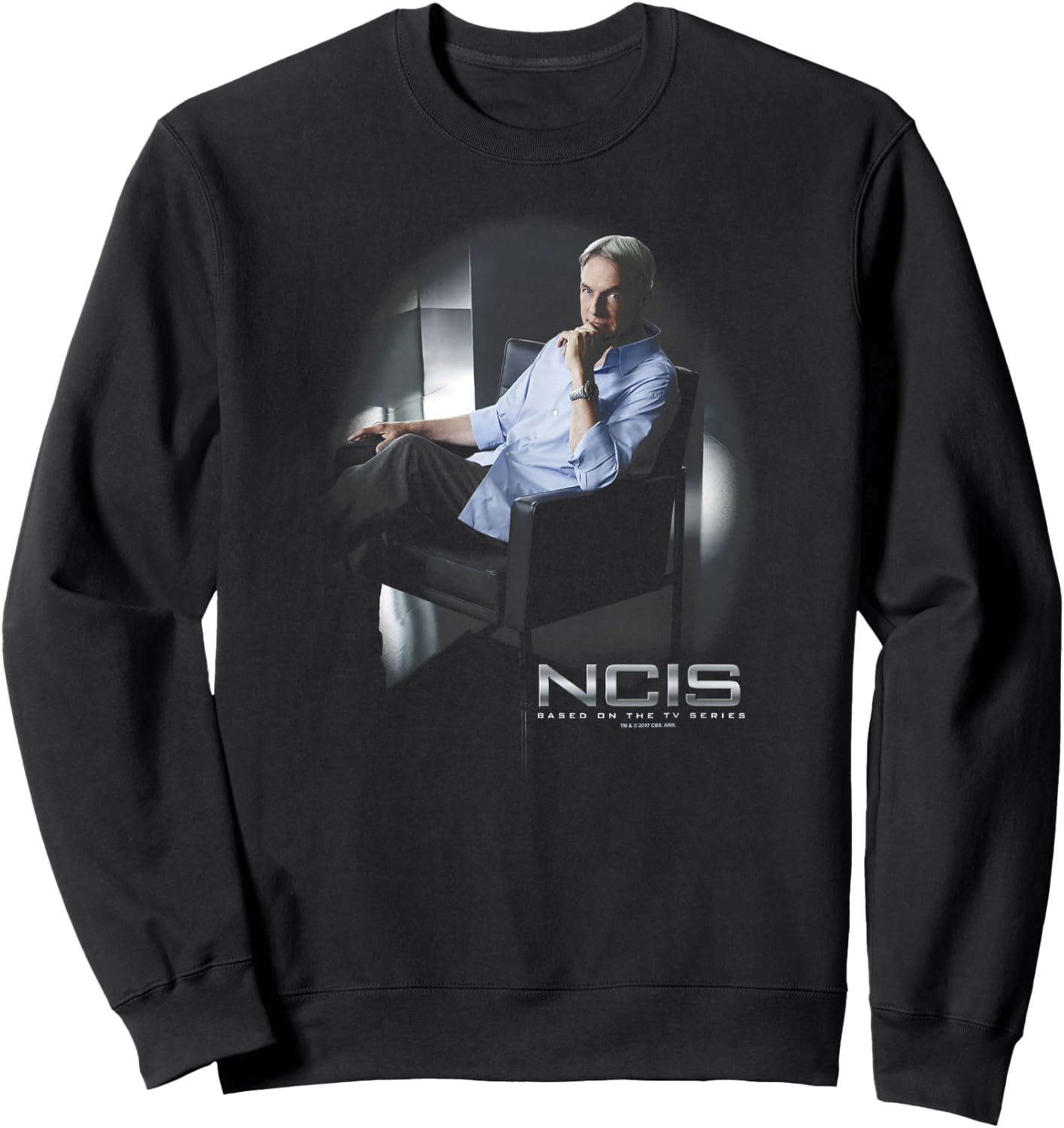 NCIS Gibbs Ponders - -Kids, Black, Small Sweatshirt - Sweatshirt | Black