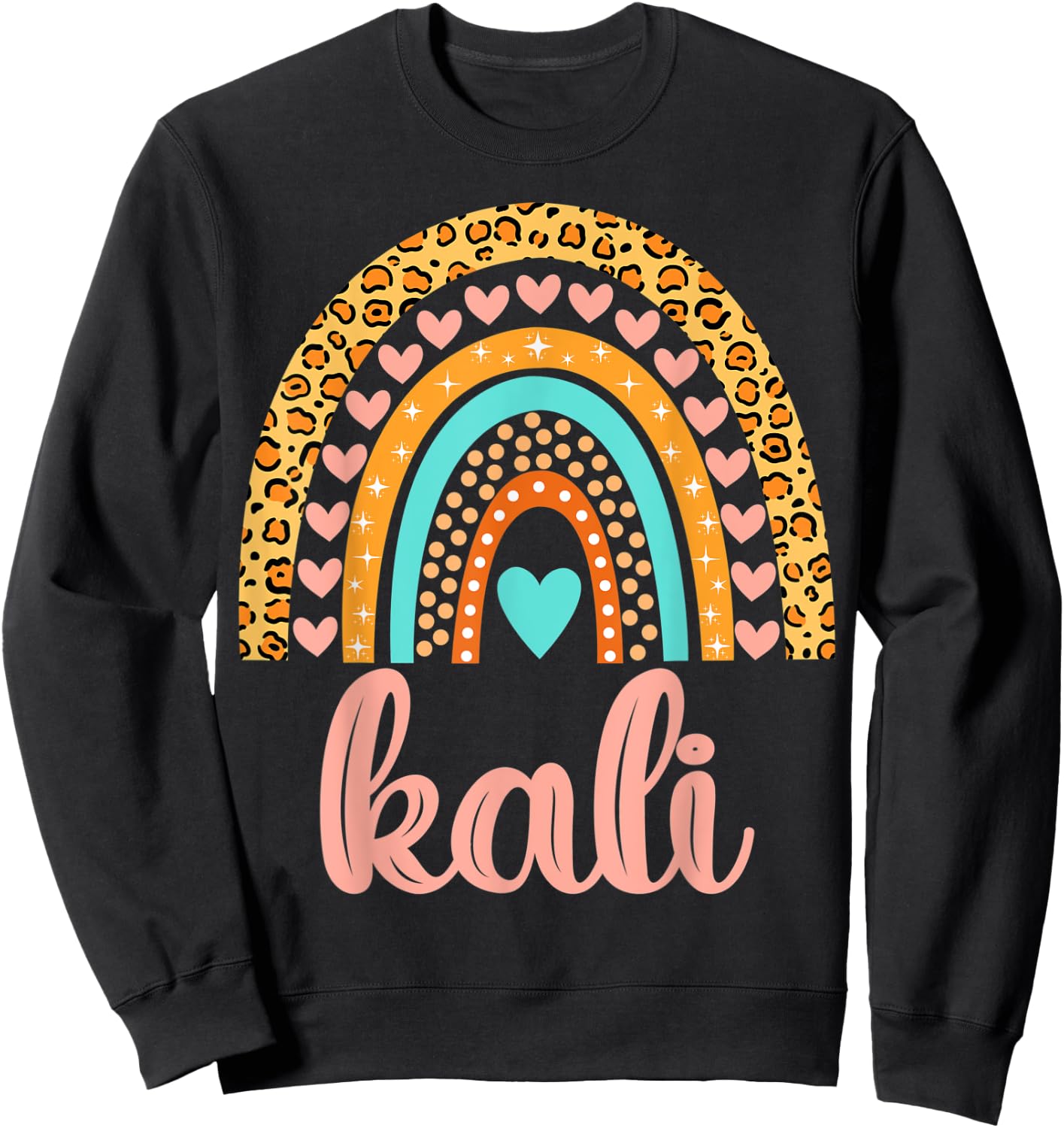 Kali Kali Name Birthday Shirt Gift Sweatshirt - Sweatshirt | Black