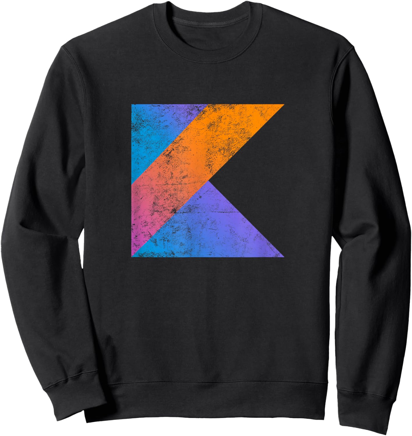 Kotlin Logo for Kotlin Programmers and Developers Gift Sweatshirt - Sweatshirt | Black