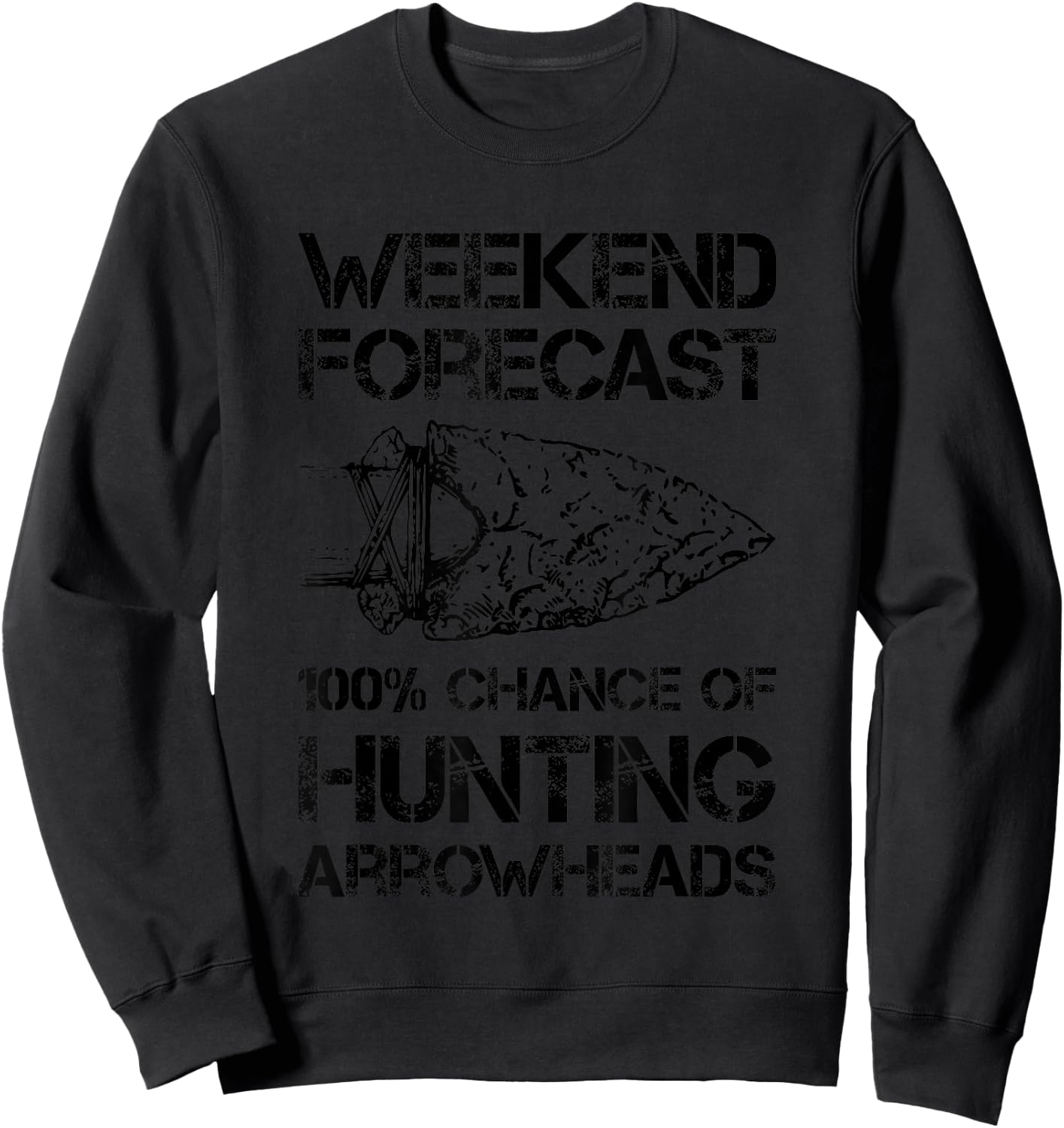 Arrowhead Hunting Sweatshirt - Sweatshirt | Black