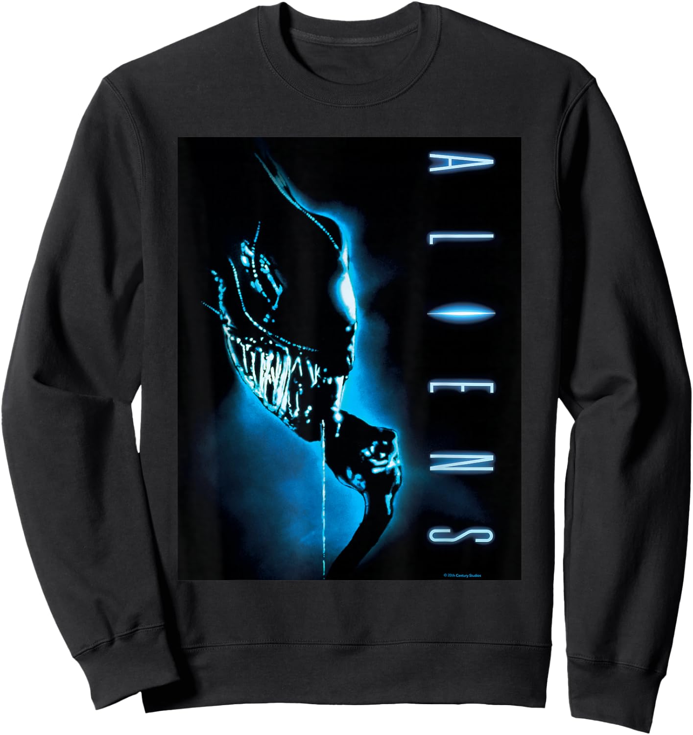 Aliens Xenomorph Retro Movie Poster Sweatshirt - Sweatshirt | Black